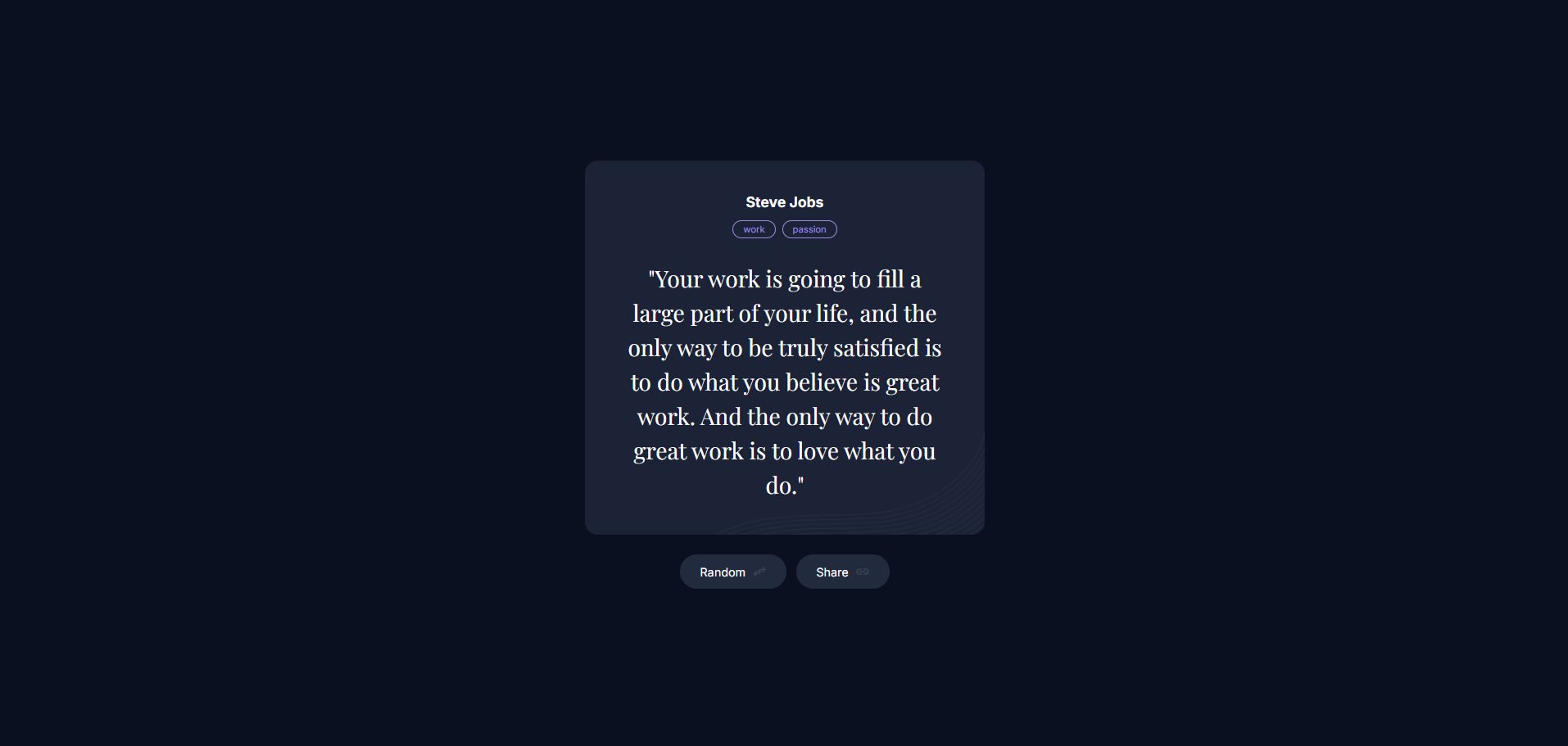 Random Quote
